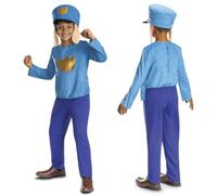 Dog Man Costume bambini con licenza ufficiale Disguise. Include cappello e maglietta stampata a maniche lunghe ispirata alla famosa serie di libri. Ideale per feste in maschera. Taglia 7-8 anni.