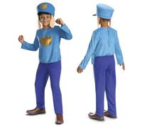 Disguise Dog Man Movie Fancy Dress Costume Blu 4-6 Years Bambini