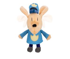 Dog Man Peluche orecchie si alzano e si abbassano, stringi il peluche Dogman per un divertente effetto sonoro! Ispirato al film basato sul libro Perfetto per bambini e bambine