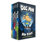 Dog Man Series 7 Books Collection Set By Dav Pelkey (Dog Man, Unleashed, A Tale of Two Kitties, Dog Man and Cat Kid, Lord of the Fleas, Brawl of the Wild, For Whom the Ball Rolls [Hardcover])