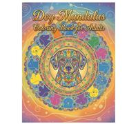Dog Mandalas Coloring Book for Adults