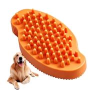 Dog Massage Scrubber - Double Sided Bath Tool, Kitten Hair Comb | Rubber Dog Brush Cat Grooming Supplies for Massage Cleaning Hair Removal Kitten Small Medium Large Breed