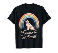 Dog Memorial Rainbow Bridge Pet Loss Tribute Golden Retrieve Maglietta