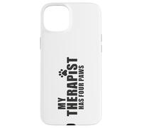 Dog Mom Dad Therapy Pet Lover - Il mio terapista ha quattro zampe Custodia per iPhone 15 Plus