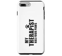 Dog Mom Dad Therapy Pet Lover - Il mio terapista ha quattro zampe Custodia per iPhone 7 Plus/8 Plus