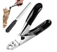 Dog Nail Clippers - Stainless Steel Pet Claw Grooming Tool With File - Dog Nail Trimmer | for Small Medium Large Puppy Kitten Home Indoor Outdoor Traveling