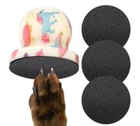 Dog Nail Filer, Puppy Nail Grinder Tool, Replaceable Filing Disc Set, Ergonomic Comfortable Grip Handle, Gentle Safe Claw Smoothing Device, for Grooming Trimming Home Pet Shop Daily Paw Care