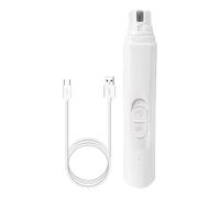 Dog Nail Grinder, Electric Pet Nail Grinder LED Cordless Dog Clippers, Cat Grooming Supplies, Cat Claw Clippers, Quiet Dog Nail Grinder for Small Animals, Perfect for Safe and Cofortable Grooming