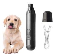 Dog Nail Grinder, Electric Pet Nail Trimmer, 5-Speed ricaricabile Grooming Tool, Low-Noise Paws Care for Small Medium Large Pets,18 x 3,5 x 3 cm 1200 mah White Orange Blue Dark Gray