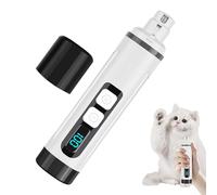 Dog Nail Grinder, Pet Nail Grinder, Electric Pet Nail Trimmer, Rechargeable Pet Nail Grinder, Paws Grooming Supplies with Digital Display, Ergonomic USB Rechargeable Nail Grinder for Home and Travel