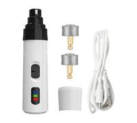 Dog Nail Grinder, Quiet Cat Nail Trimmer, 2-Speed Adjustable, Rechargeable Design, Pet Grooming Supplies, For Hygiene, Relaxing, and Cleaning, 5.51x1.38x1.38 Inches