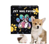 Dog Nail Polish, 12 Colors Quick Dry Puppy Nails Polish, Waterproof, Fade-Resistant, Safe Formula, Small Animal Grooming Supplies, For Puppies Kittens, Long-Lasting
