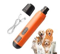 Dog Nail Trimmer, Paws Grooming Tool, Rechargeable and Ergonomic, Electric Dog Nail Grinder, Quiet 5-Speed for Large, Medium, Small Puppy, 7.09x1.38x1.18 inches