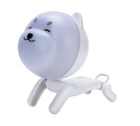 Dog Night Lamp con Proiettore di Luce a Stella a Led Rotante, Lampada da Comodino Carino per Camera da Letto, Simulante Bagliore a Lume di Candela, Ideale per il Sonno Pacifico