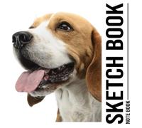 DOG NOTE Sketchbook: A Large Square Sketchbook with Blank and White Paper - 100 Pages ( 8.25" x 8.25" ) for Drawing, Sketching, Painting and Recording Creative Ideas.