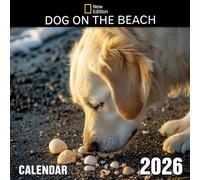 Dog on the Beach Calendar 2026: Sunny days and sandy paws capturing seaside adventures | Kalender Calendario Calendrier