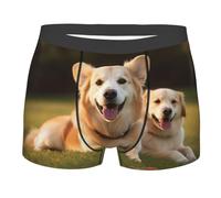 Dog On The Lawn Boxer Slips Senza Tag Slips Intimo Leggeri Mutande Uomo XXL