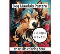 Dog Pattern Mandala Adult coloring Book