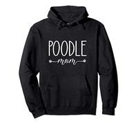 Dog Paw Poodle Mom Felpa con Cappuccio