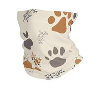 Dog Paw Print 6 Ghetta da Collo Protezione UV Protezione del Viso Antiscivolo Headwrap per Sports Estivo Ciclismo 25X50Cm