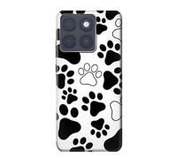 Dog Paw Prints Case Cover Custodia per Motorola Edge 70
