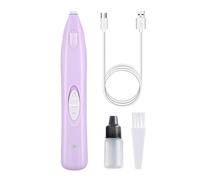 Dog Paw Trimmer, Electric Pet Clippers, Rechargeable Hair Shaver, Low Noise Operated, Ideal for Grooming Ears Face Rump Eyes at Home or Daily Use for Cats and Dogs, 6.38x1.02 Inches