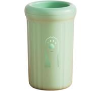Dog Paw Washer, Pet Muddy Foot Cleaning Cup, 3.35x3.35x5.91 inches Portable Soft Bristle Brush, Detachable Washer for Small Medium Large Breeds, Daily Grooming, Post-Walk Cleaning