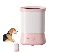 Dog Paw Washer, Portable Dog Paw Scrubber Cup, 4.41x6.06 inches Anti Splash Two Speed Pet Foot Bath Supplies, Accessories for Camping, Travel, Outdoor