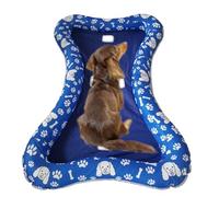 Dog Pool Float Bed, Pet Water Mat, portatile gonfiabile Dog Float Raft with Toys, Water Play Mat for Outdoor Swimming, Animal Accessory for River Lake Beach Tub Backyard Garden Patio Pool