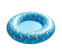 Dog Pool Float - Inflatable Anti Slip PVC Ring, Small Medium Breeds Lounger