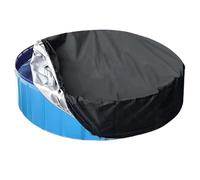 Dog Pools Cover, Round Pet Pool Covers, 79.92 Inches Protective Puppy & Versatile Usage, Dustproof Sun Proof Trampoline Guard for Outdoor, Balcony, Beach, Deck, Gardens, Park, Adult and Children