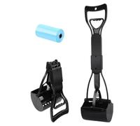 Dog Pooper Scooper for Yard - Long Handle Pet Poop Grabber Tool