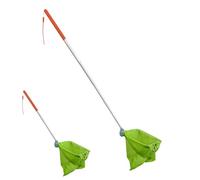Dog Pooper Scooper - Telescopic Pet Poop Shovel, Design con manico lungo per dormiente, camminata, campeggio, giardino, casa, appartamento, soggiorno, veterinario, waste Cleanup Tool, Grande., Se