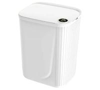 Dog Proof Trash Can - Touch Free Waste Bin | Smart Motion Sensor Container with Cover, Stylish Odor Blocking Rubbish Solution for Apartments, Dorms, workspacez, Bathroom, Modern Kitchen Accessory