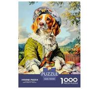 Dog Puzzle 1000 Pezzi - Attività Mindful & Creativa, Cartone Spesso, Poster Da Muro, 70x50cm/1000pcs