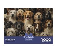 Dog Puzzle 1000 Pezzi Cute Pet Appassionati, Materiali Premium, Poster E Box Elegante - 70x50cm/1000pcs