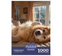 Dog Puzzle 1000 Pezzi Cute Pet - Design Rilassante E Dettaglio Artistico, Poster E Box Regalo - 70x50cm/1000pcs