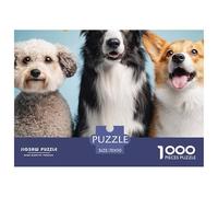 Dog Puzzle 1000 Pezzi Cute Pet - Gioco Emozionante Serale, Materiale Premium, Ideazione Calma E Creativa - 70x50cm/1000pcs