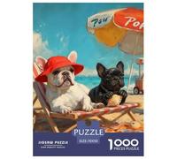 Dog Puzzle 1000 Pezzi Relax Cute Pet - Ideale Per Meditazione E Mindfulness, Alta Definizione, Giochi Da Tavolo - 70x50cm/1000pcs