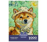 Dog Puzzle 1000 Pezzi - Sfida Familiare Creativa, Cartone Resistente, Poster Incluso, Relax Garantito - 70x50cm/1000pcs