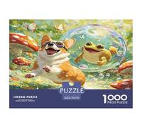 Dog Puzzle Giochi 1000 Pezzi Regalo Per Lui E Per Lei Arte Animal Puzzle Adulti Idea Regalo Per 70x50cm/1000pcs