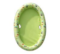 Dog Raft for Pool Puncture Proof PVC Inflatable Lounger Mat | Waterproof Anti-Tip Dog Pool Floats for Small Medium Breed Puppy Lake River Beach Bathtub Water Party Summer