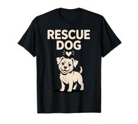 Dog Rescue Supporter Animal Lover Adopted Pup Pride Maglietta