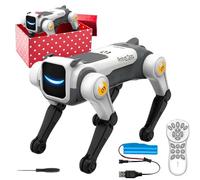 Dog Robot Toy, USB Rechargeable Puppy, Remote Control Gear with Smart Style, Utility Aid for Daily Play, Bot Mate, Pet Aid for Kids Aged 6+ Learning Education Entertainment Home 8.54x5.12x6.3in