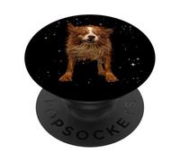Dog Shaking s Shaggy Pup Shake s Drip Dry Dog PopSockets PopGrip Adesivo