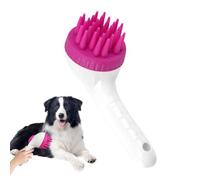 Dog Shampoo Brush, Puppy Scalp Massager, Grooming Scrubber Brush with Ergonomic Long Handle Design and Sturdy Material for Grooming or Bath Time, 7.48x2.95x3.54 Inches