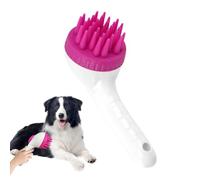 Dog Shampoo Brush, Puppy Scalp Massager, Long Handle Scrubber