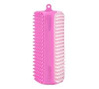 Dog Shampoo Brush, Silicone Grooming Bath Tool, Gentle Triangle Design, Deep Cleaning Scrubber, Non-Slip Grip, Multifunctional Pet Care Tool, Silicone Material, 5.12x1.77x1.77in