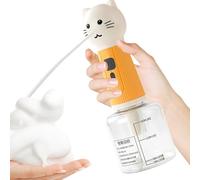 Dog Shampoo Dispenser, Electric Pet, 25/9/9 pollici, Charging Cleaner, Automatic Bubble Generator, Hand Bathing Companion for Home, Travel, Garden, or Outdoor Use, Trasparente