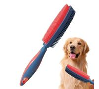 Dog Shedding Brush, Double Sided Cat Hair Brush, 1,57 x 2,36 in Effective Hair Removal Gadget, Portable Grooming Tool for Long and Short Haired Pets, Regular Pet